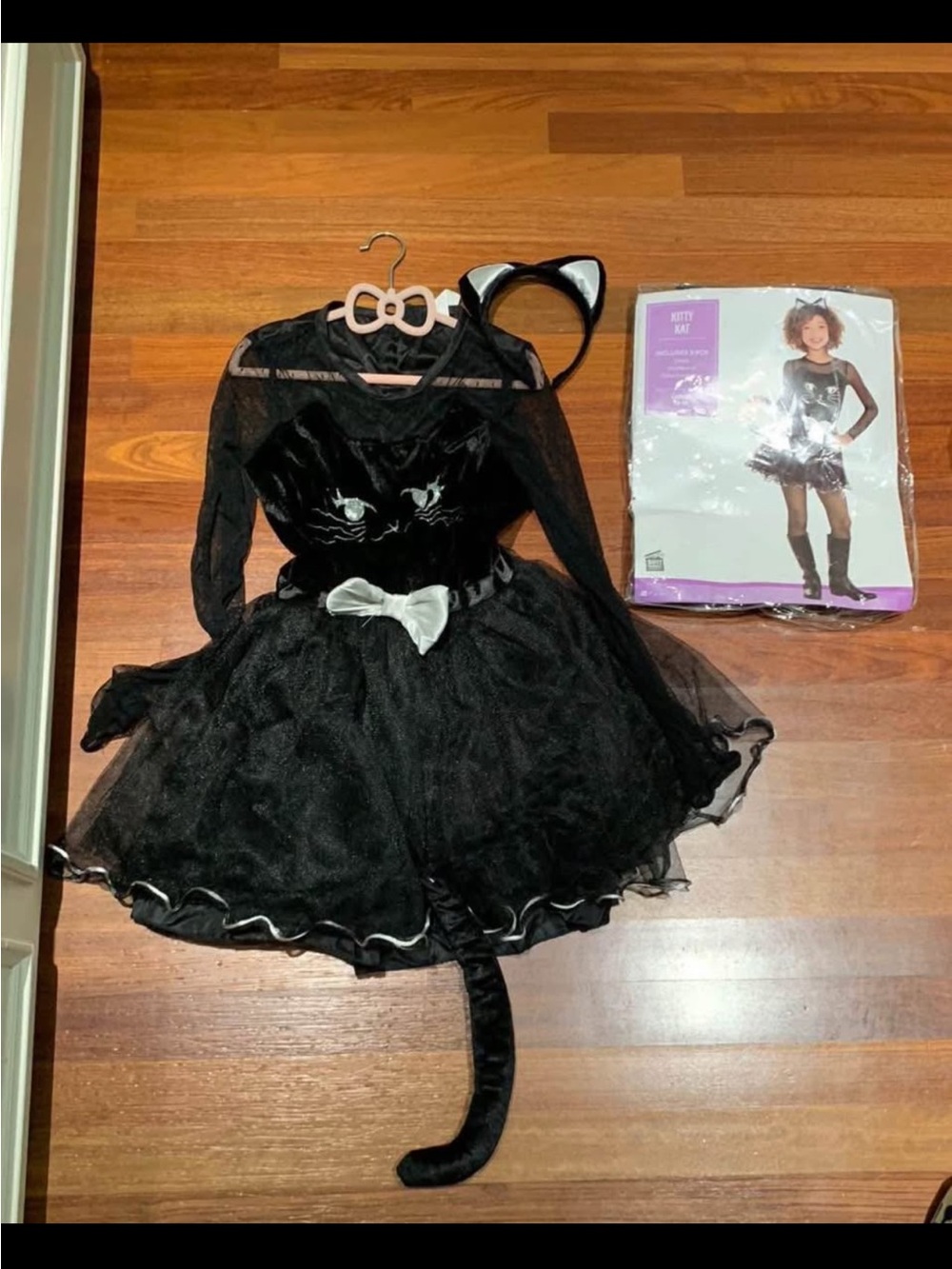 Black Kitty Cat Tutu Costume with Headband and Tail